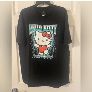 Sanrio Hello‎ Kitty Lightning Graphic Tee Black XL